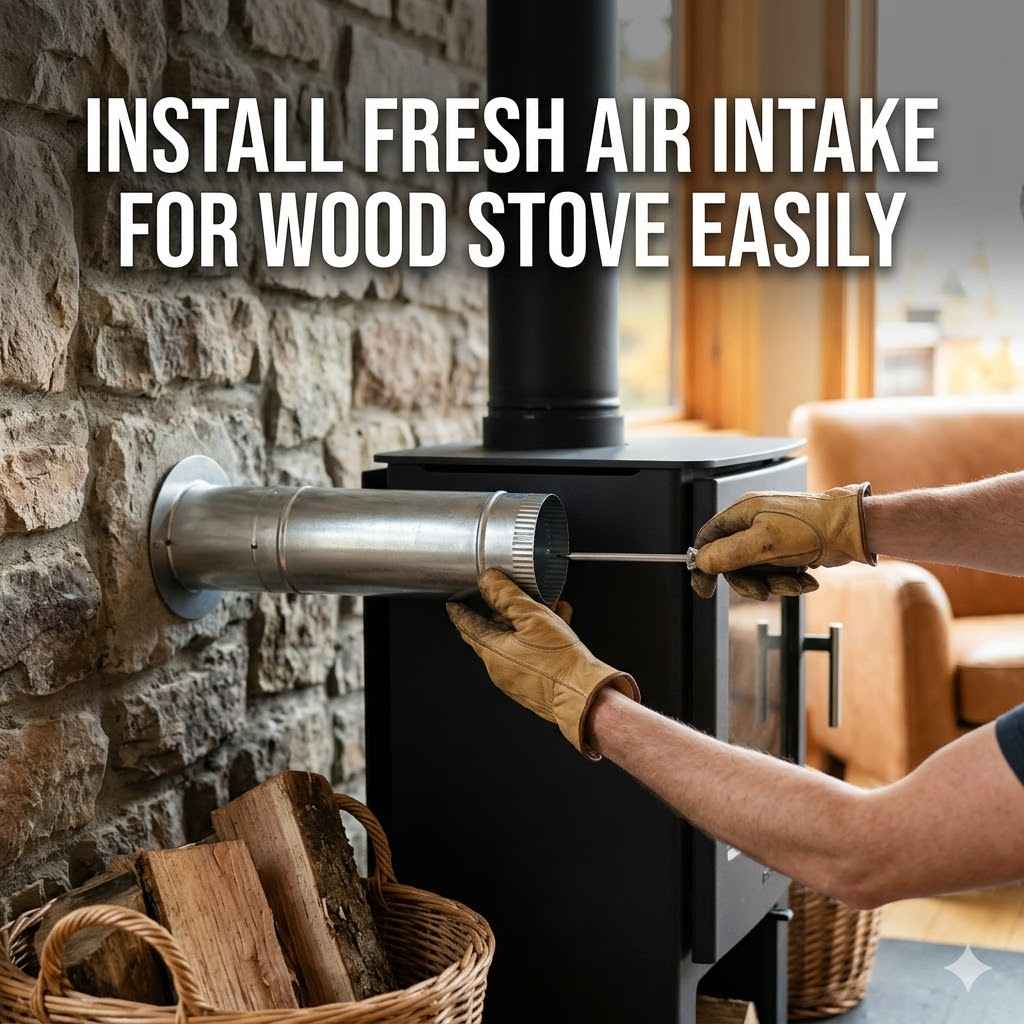 Install Fresh Air Intake for Wood Stove Easily
