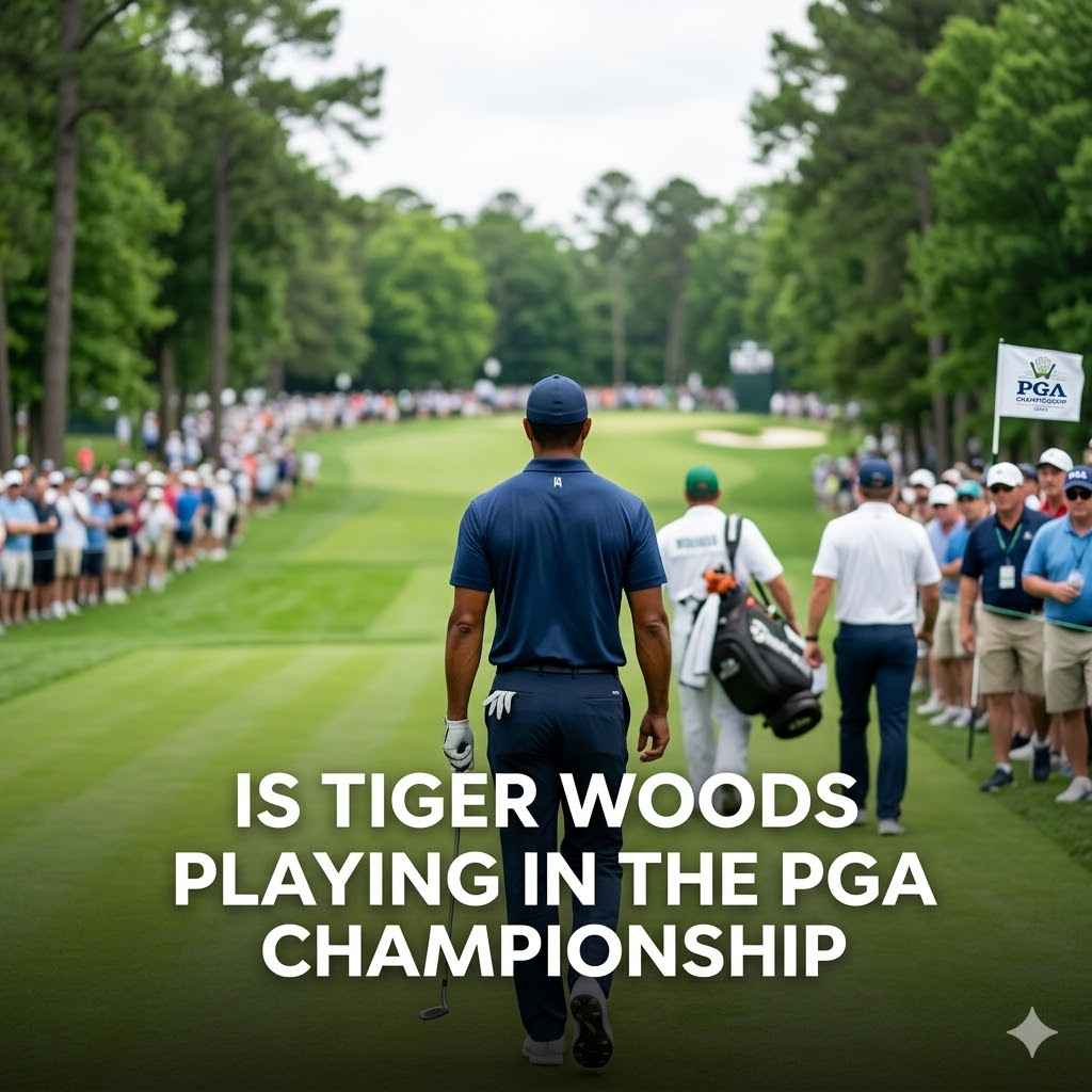 Is Tiger Woods Playing in the PGA Championship