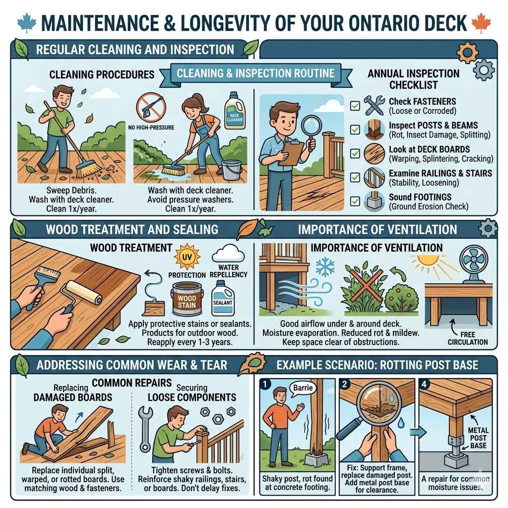 Maintenance and Longevity of Your Ontario Deck