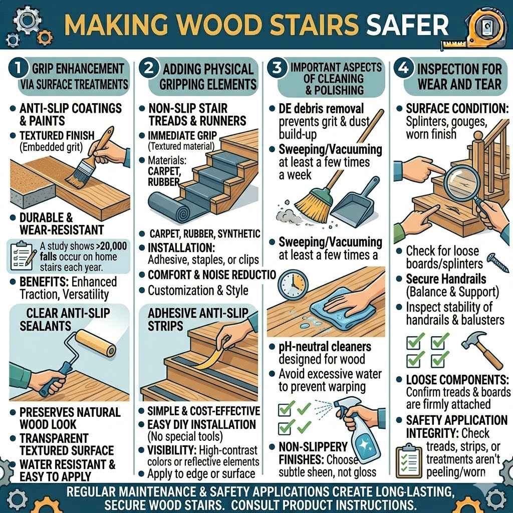 Making Wood Stairs Safer