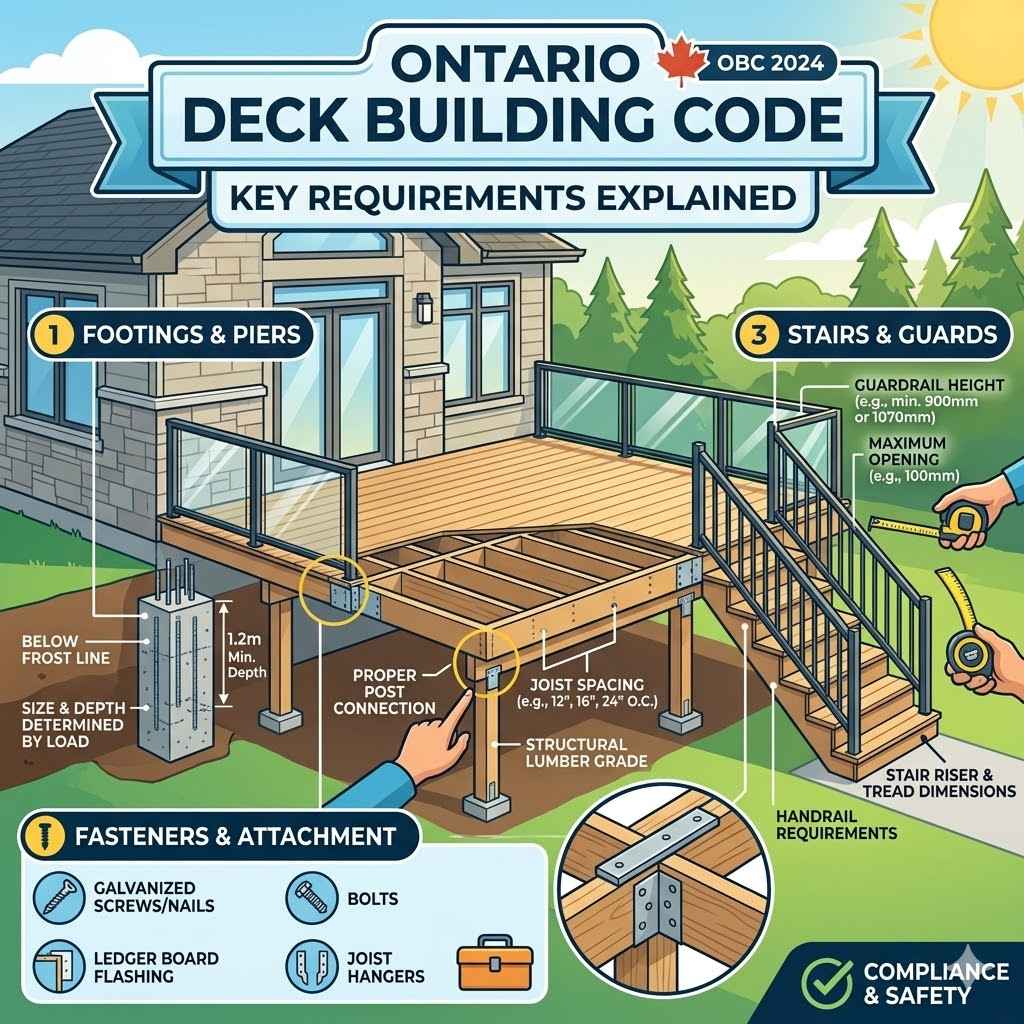 Ontario Deck Building Code Requirements Explained