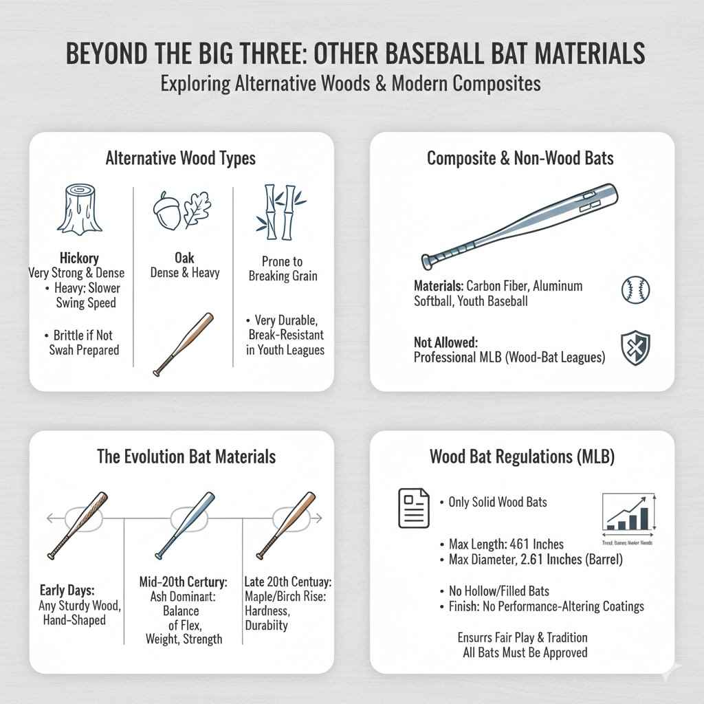Other Wood Types and Composite Bats