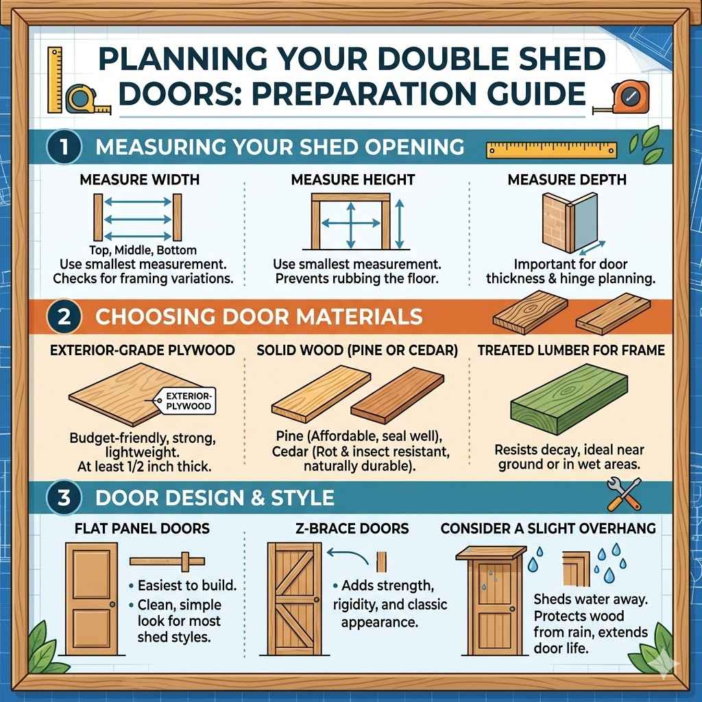 Planning Your Double Shed Doors