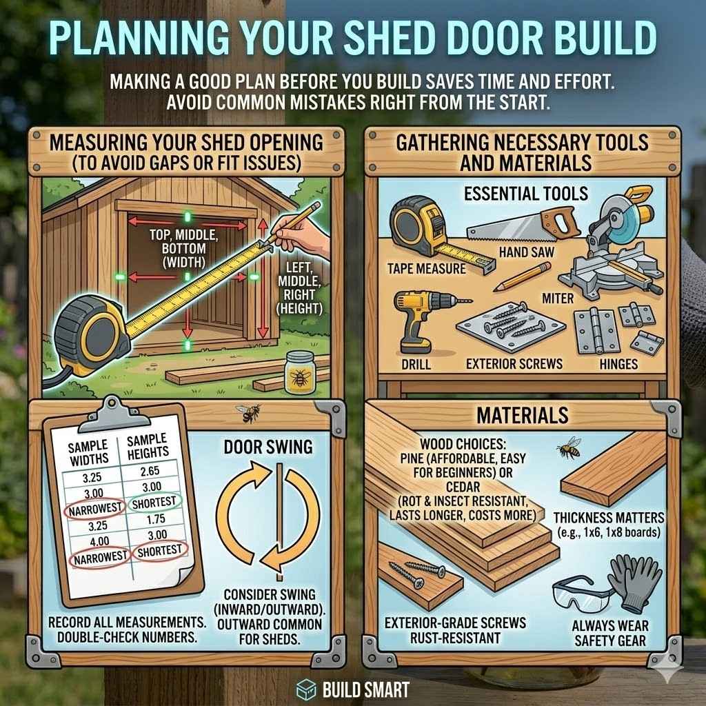 Planning Your Shed Door Build