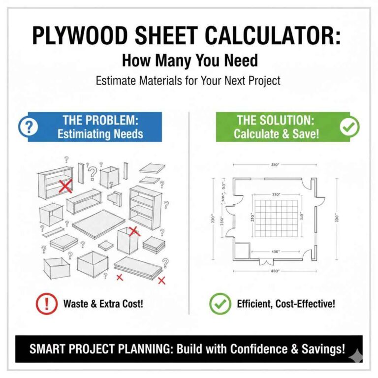 Plywood Sheet Calculator How Many You Need