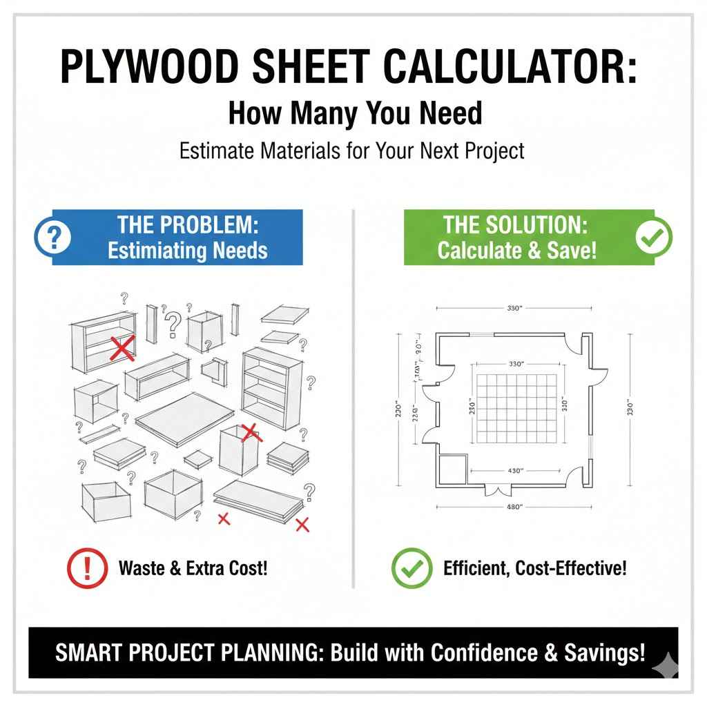 Plywood Sheet Calculator How Many You Need