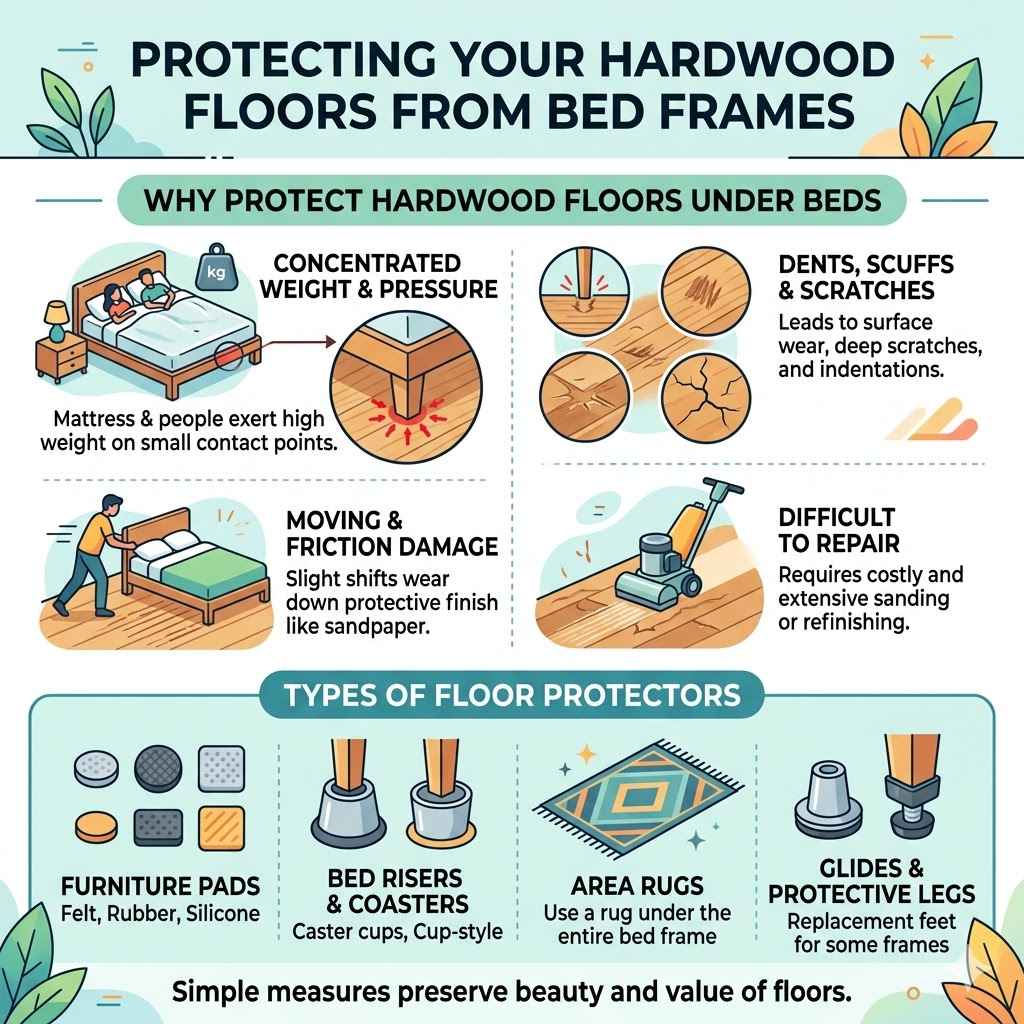 Protecting Your Hardwood Floors From Bed Frames