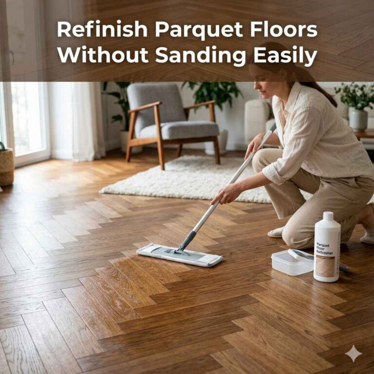 Refinish Parquet Floors Without Sanding Easily
