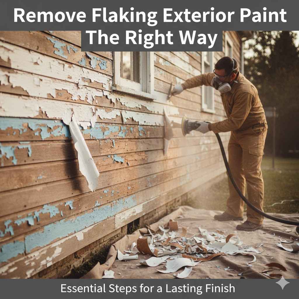 Remove Flaking Exterior Paint The Right Way