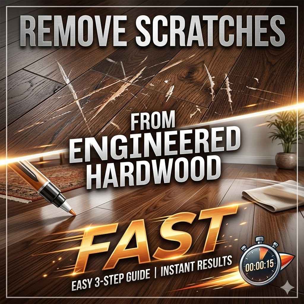 Remove Scratches From Engineered Hardwood Fast