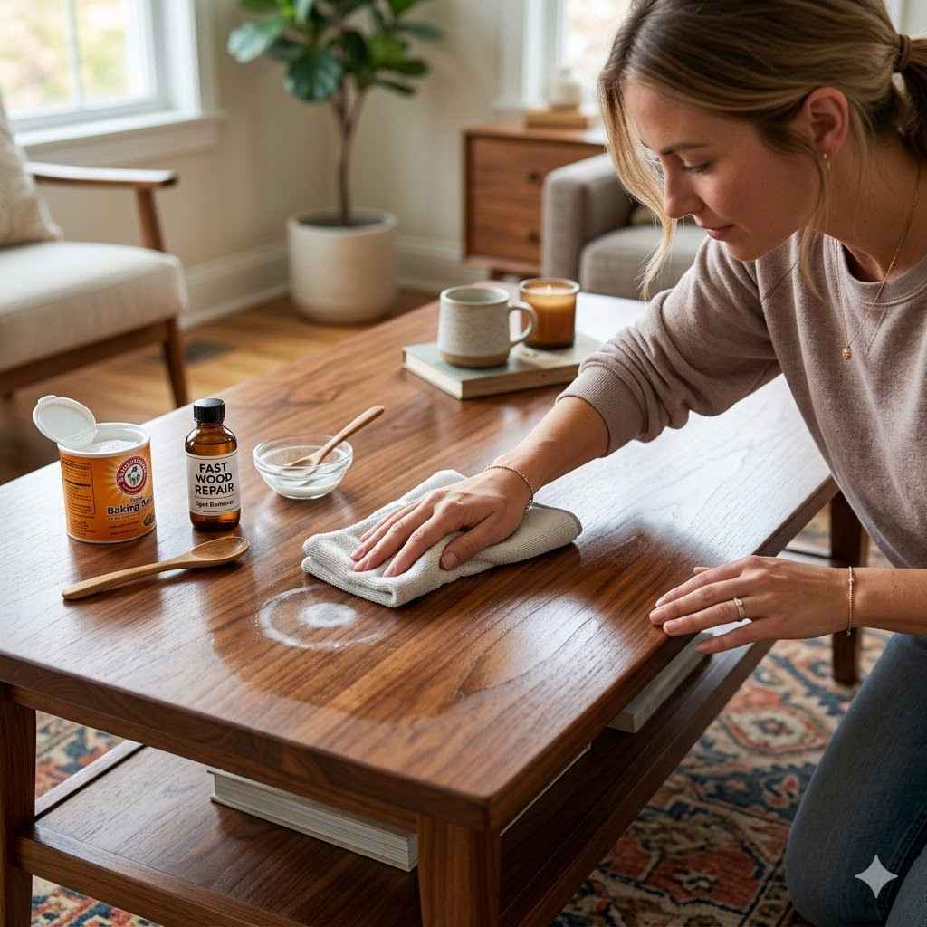 Remove Water Spots from Wood Furniture Fast
