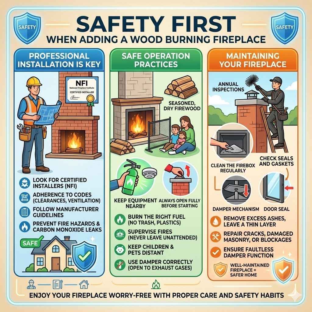 Safety First When Adding a Fireplace