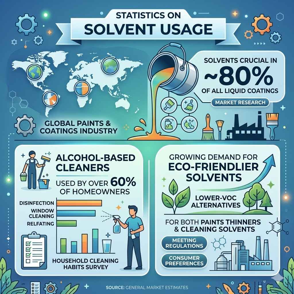 Statistics on Solvent Usage
