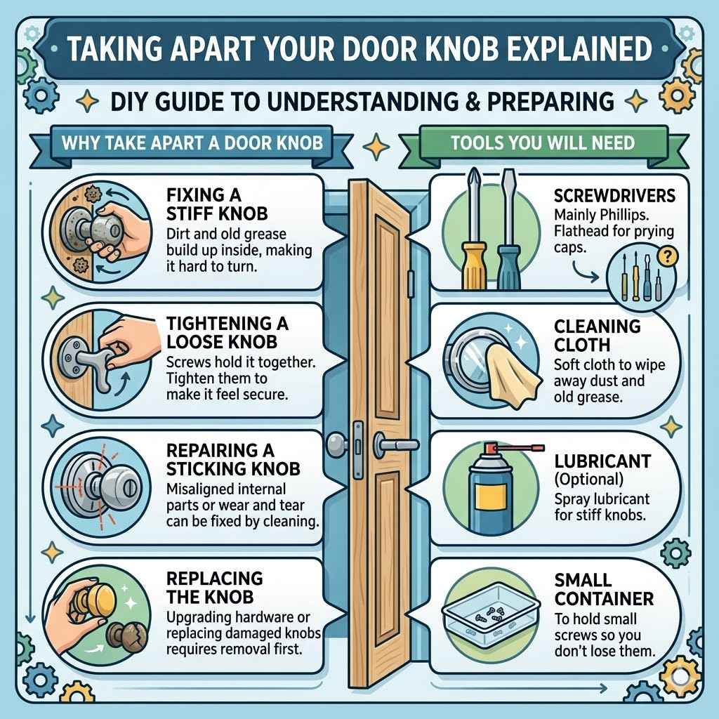 Taking Apart Your Door Knob Explained