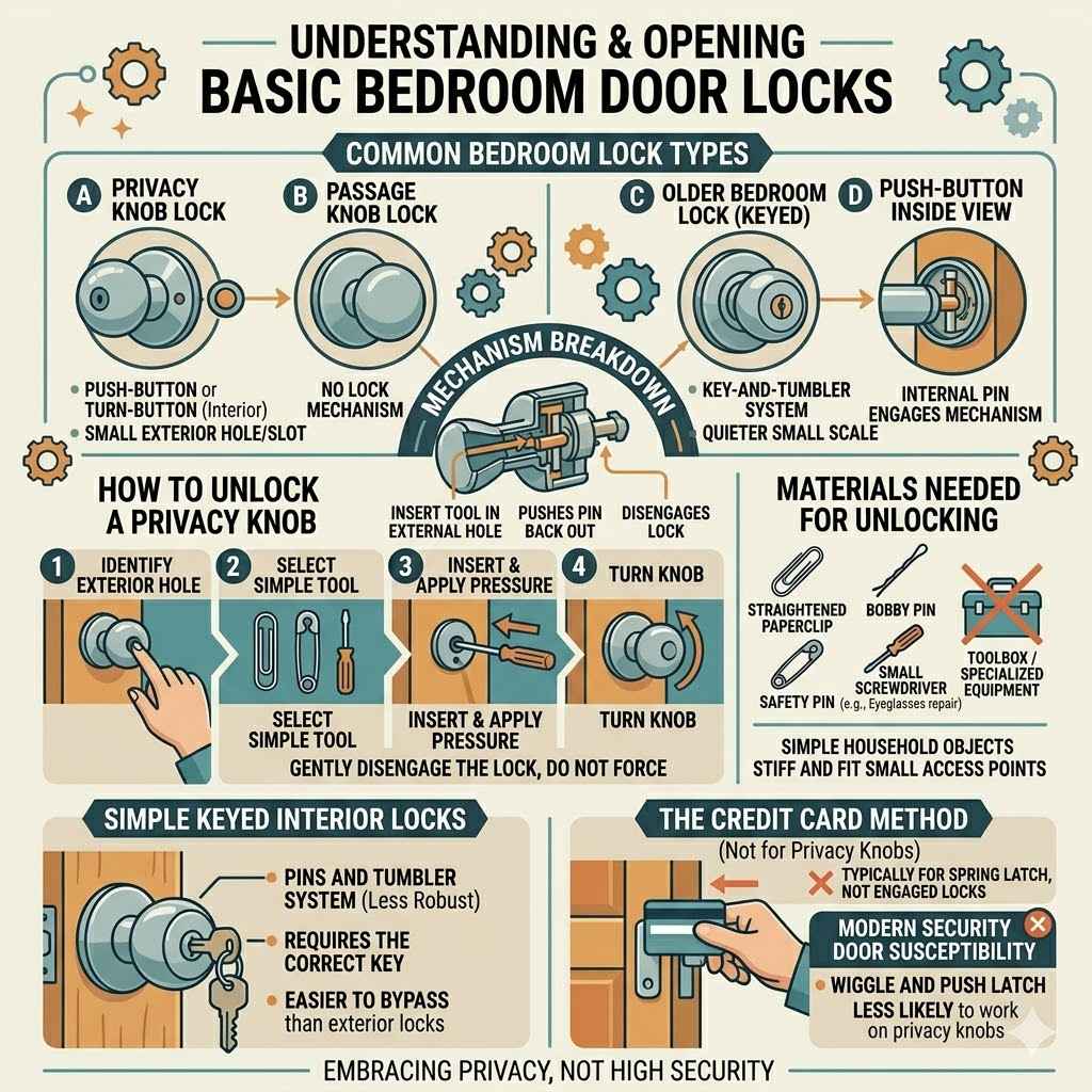 Understanding Basic Bedroom Door Locks