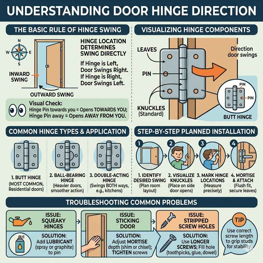 Understanding Door Hinge Direction