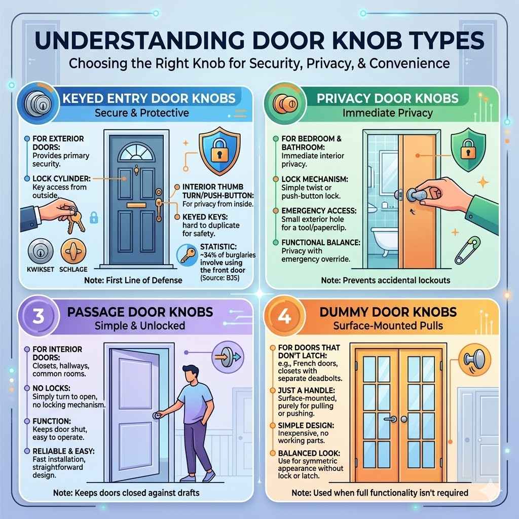 Understanding Door Knob Types