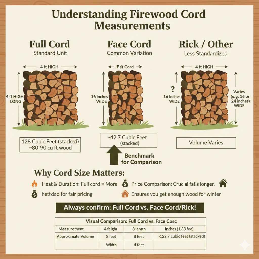 Understanding Firewood Cord Measurements