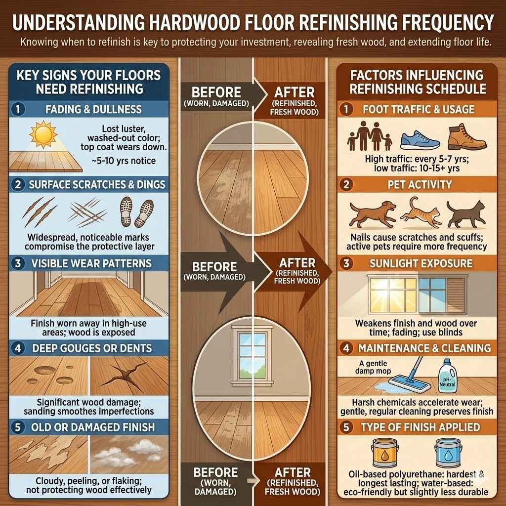 Understanding Hardwood Floor Refinishing Frequency