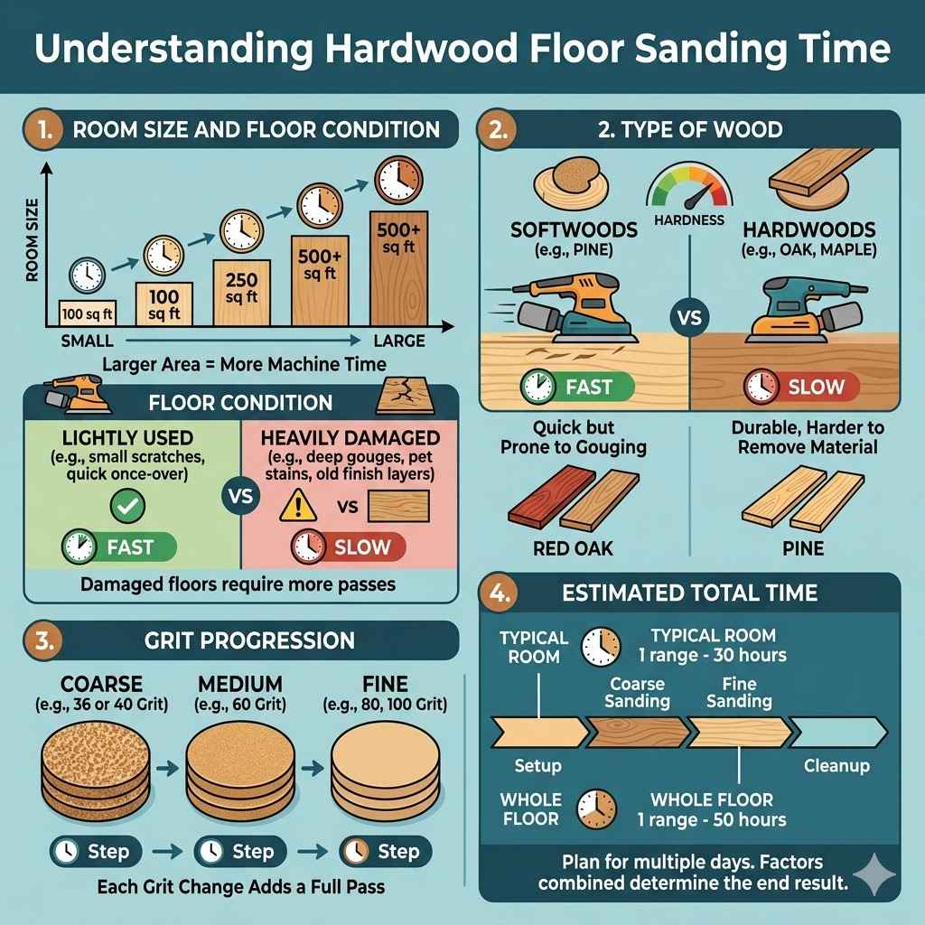 Understanding Hardwood Floor Sanding Time