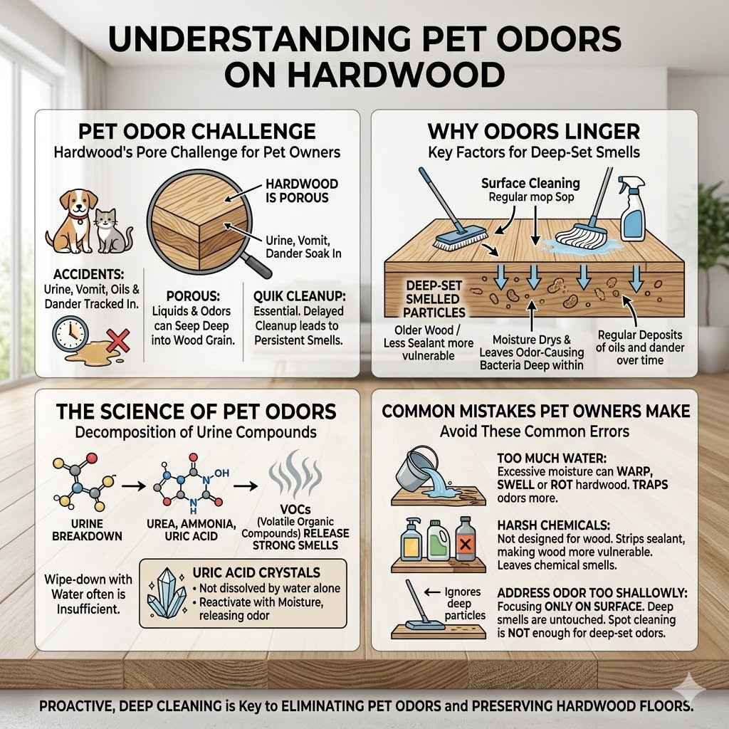 Understanding Pet Odors on Hardwood
