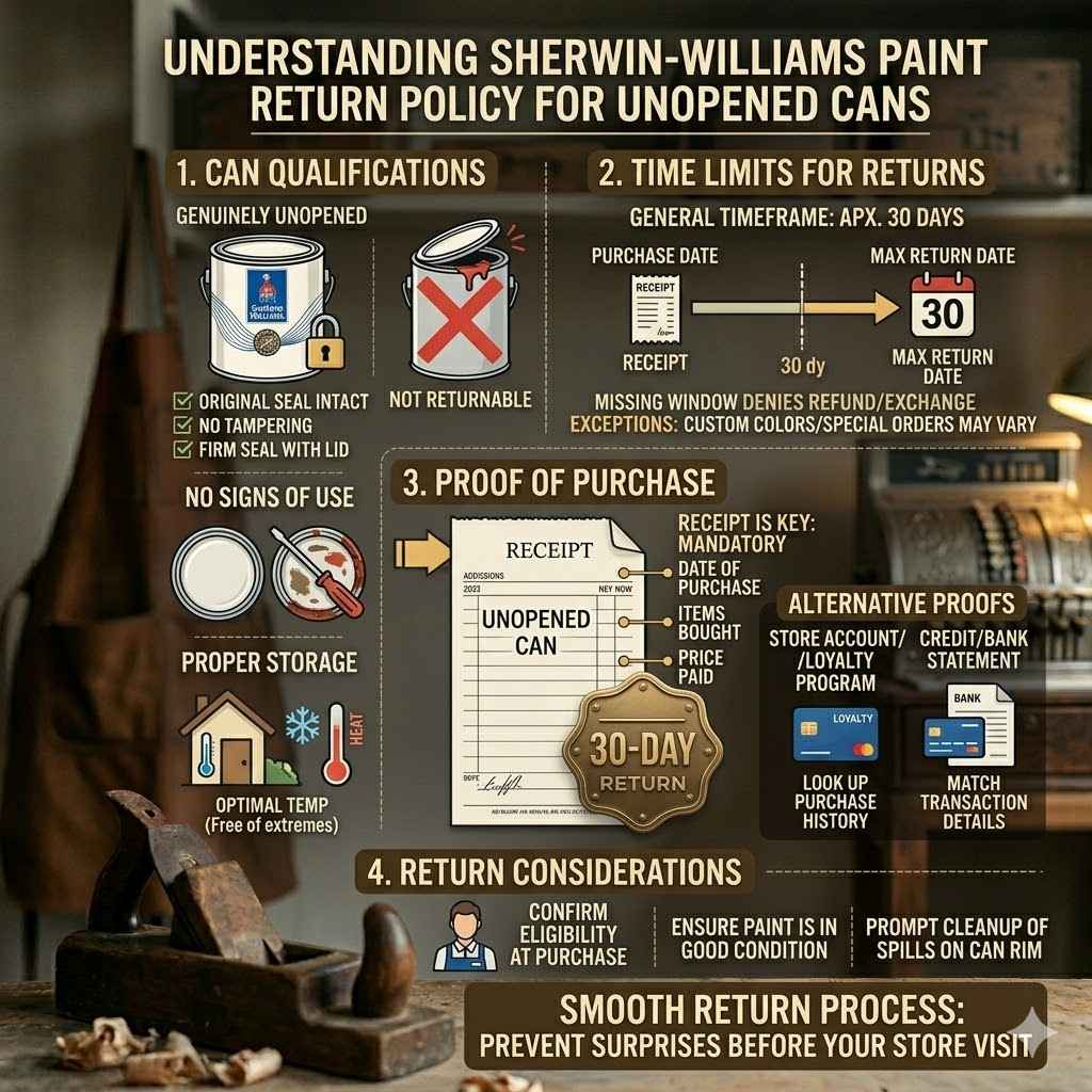 Understanding Sherwin-Williams Paint Return Policy for Unopened Cans