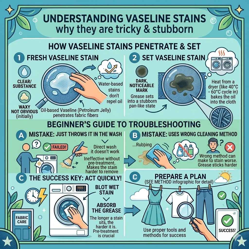 Understanding Vaseline Stains