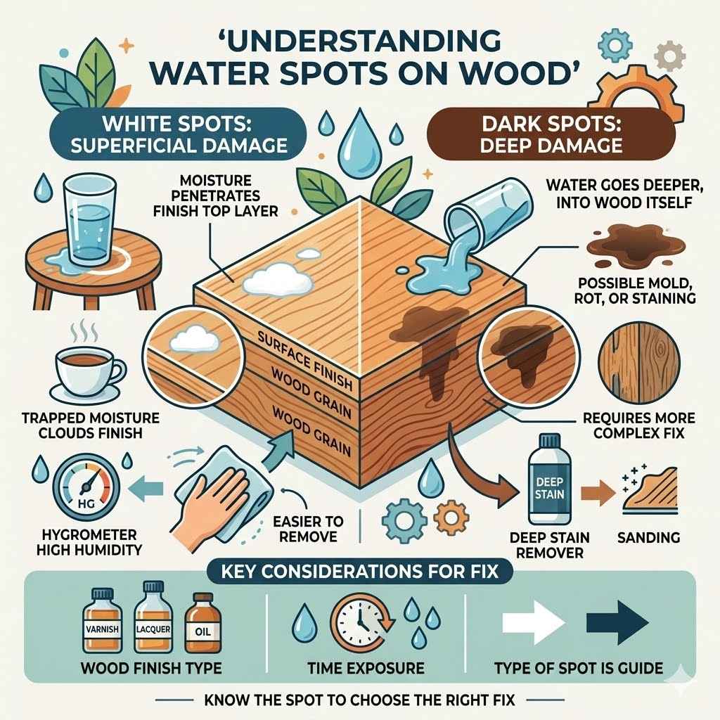 Understanding Water Spots on Wood