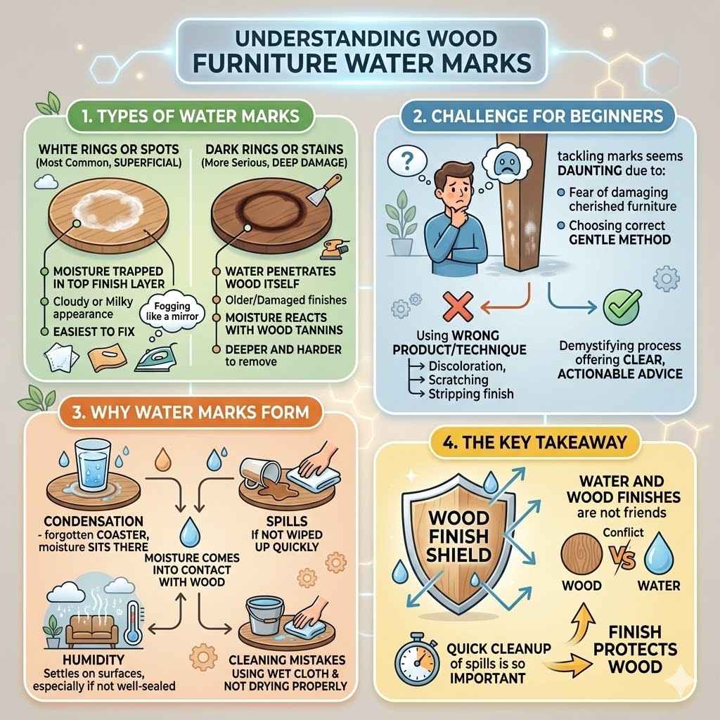 Understanding Wood Furniture Water Marks