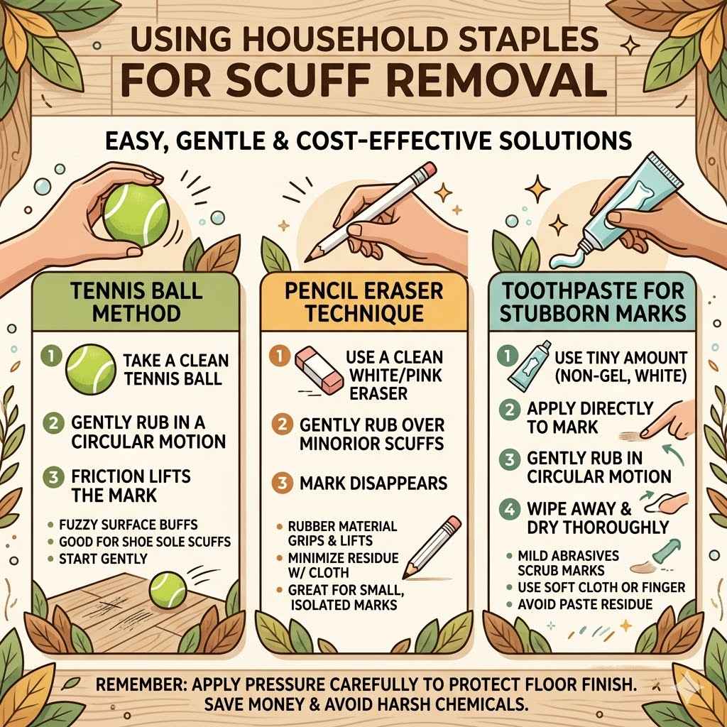 Using Household Staples for Scuff Removal