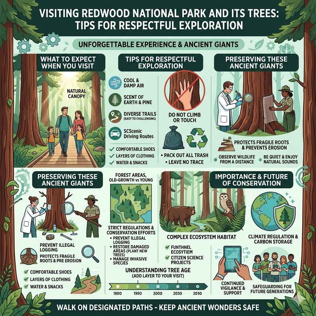 Visiting Redwood National Park and Its Trees