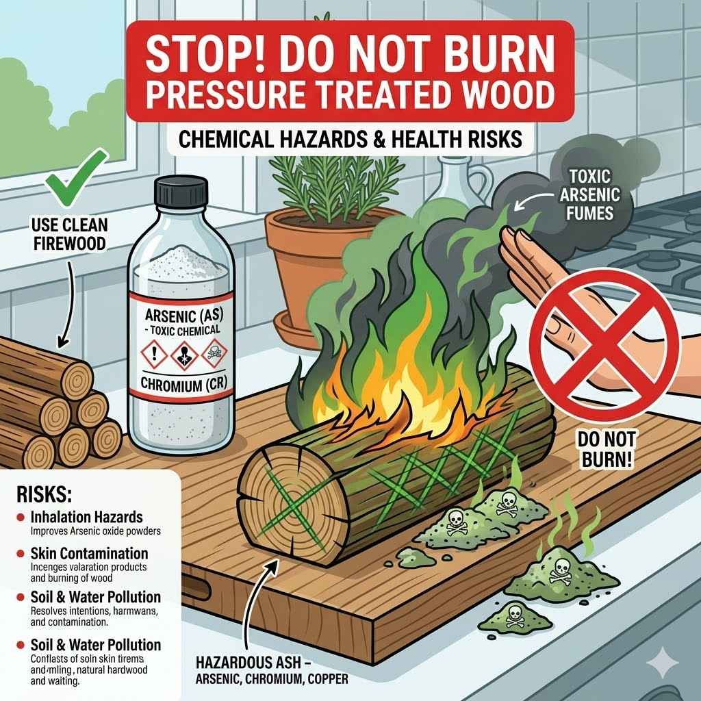 What Happens If You Burn Pressure Treated Wood