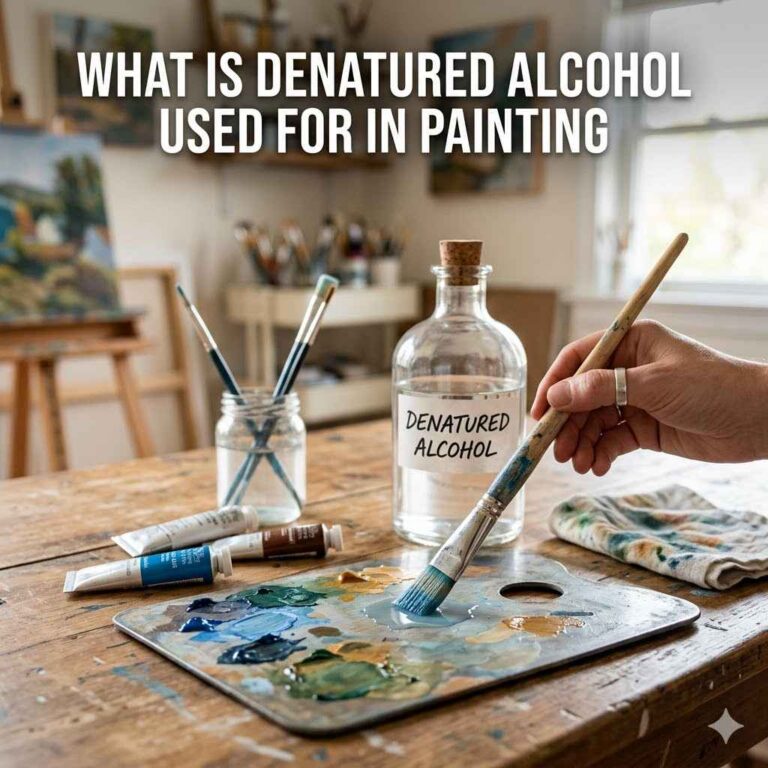 What Is Denatured Alcohol Used For in Painting