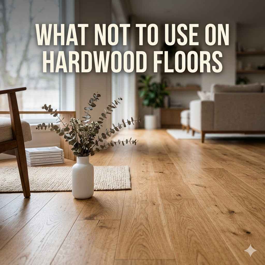 What Not to Use on Hardwood Floors