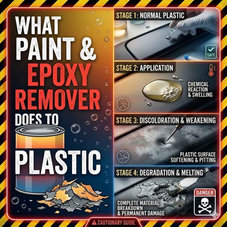 What Paint & Epoxy Remover Does to Plastic