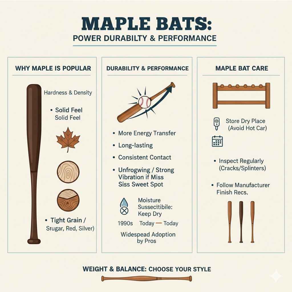 Maple Bats Are Popular