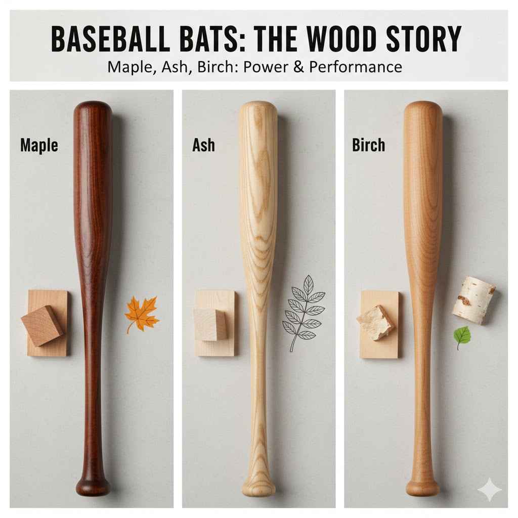 What Type of Wood Are Baseball Bats Made From