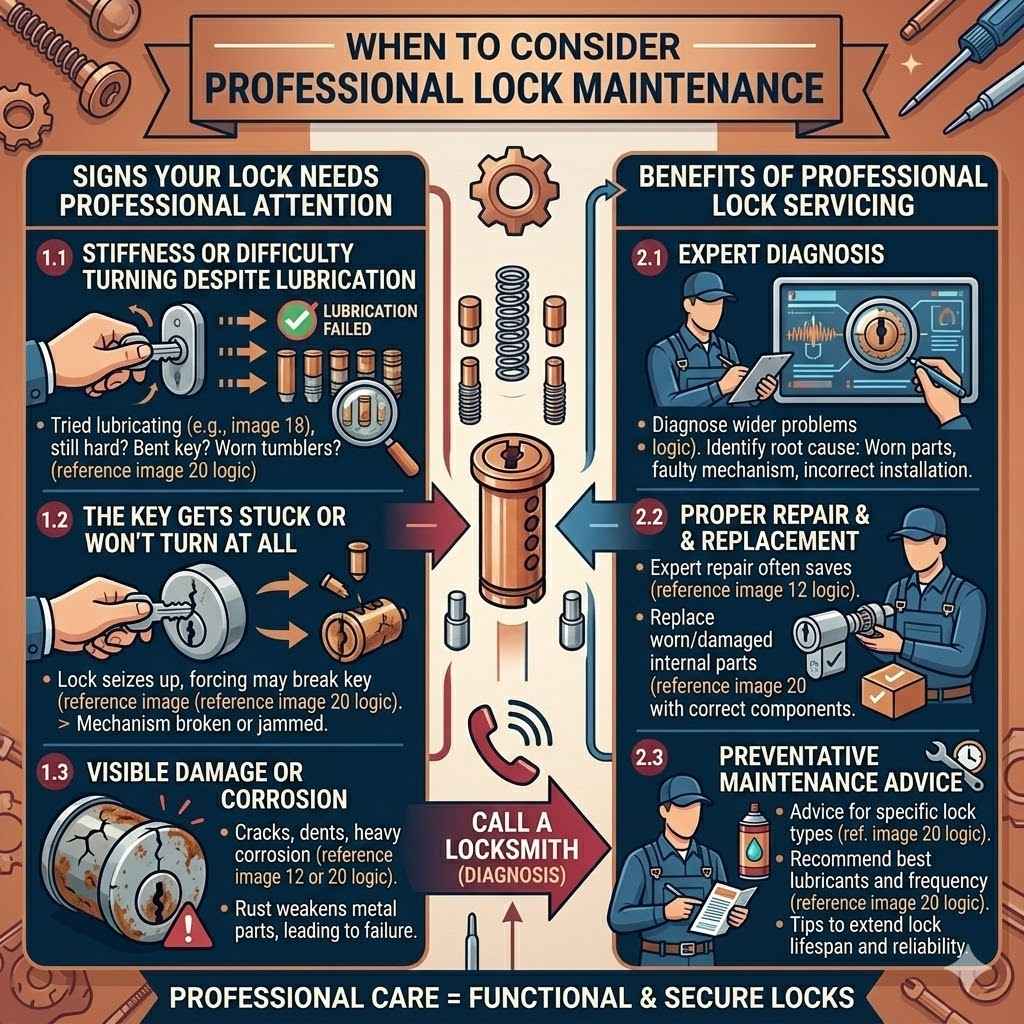 When to Consider Professional Lock Maintenance
