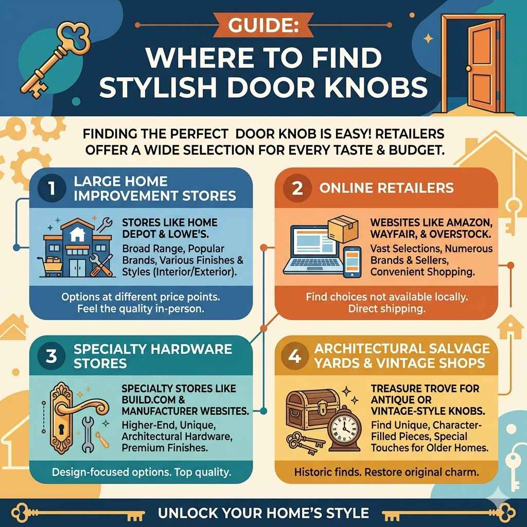 Where to Find Stylish Door Knobs