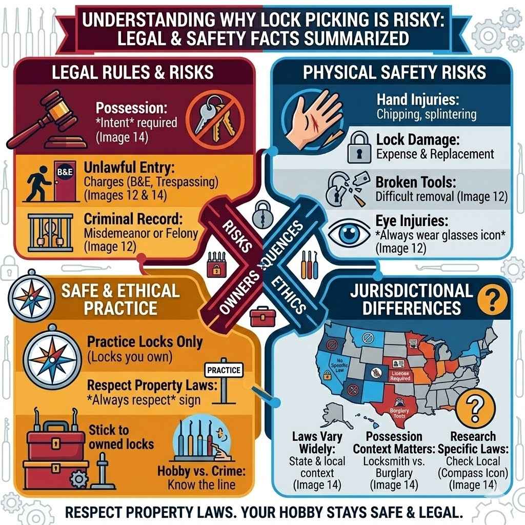 Why Lock Picking Is Risky Legal & Safety Facts Summarized
