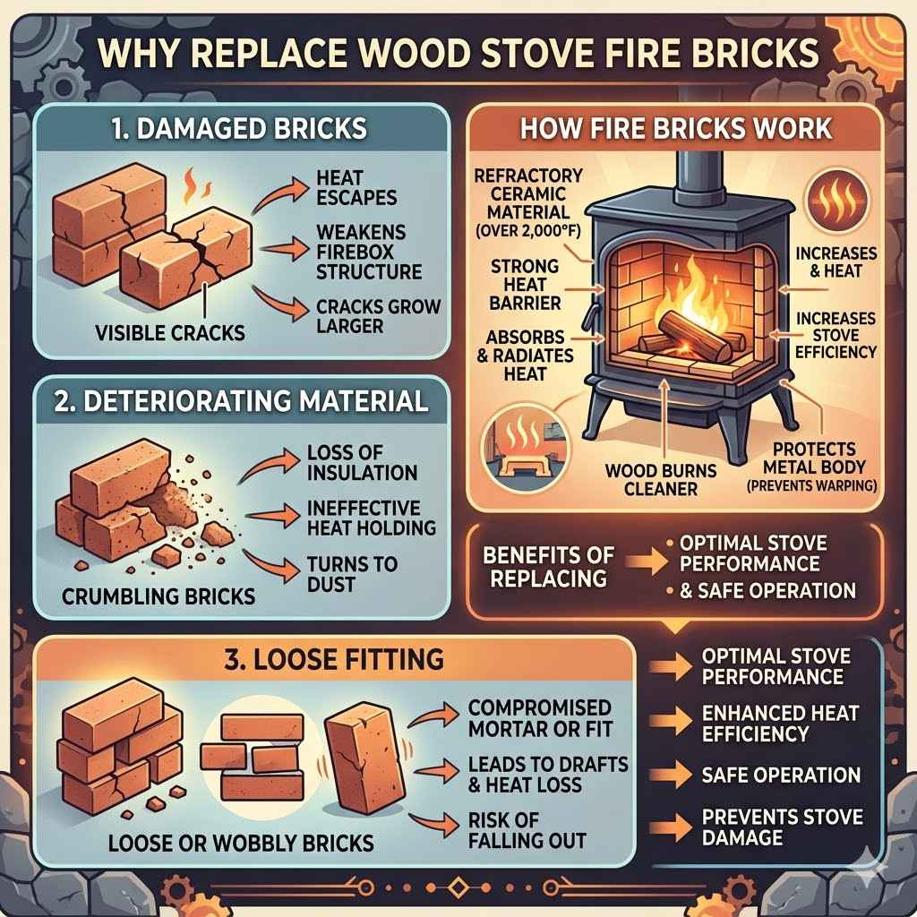 Why Replace Wood Stove Fire Bricks