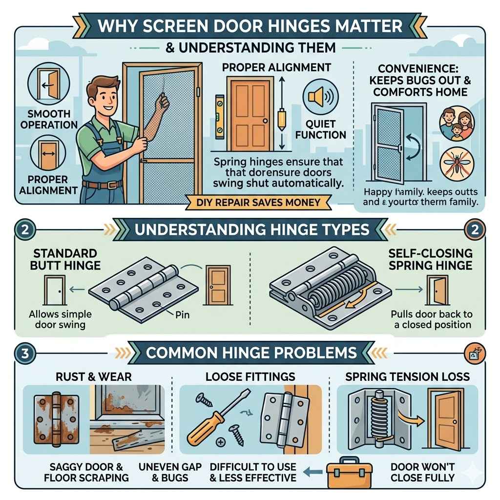 Why Screen Door Hinges Matter