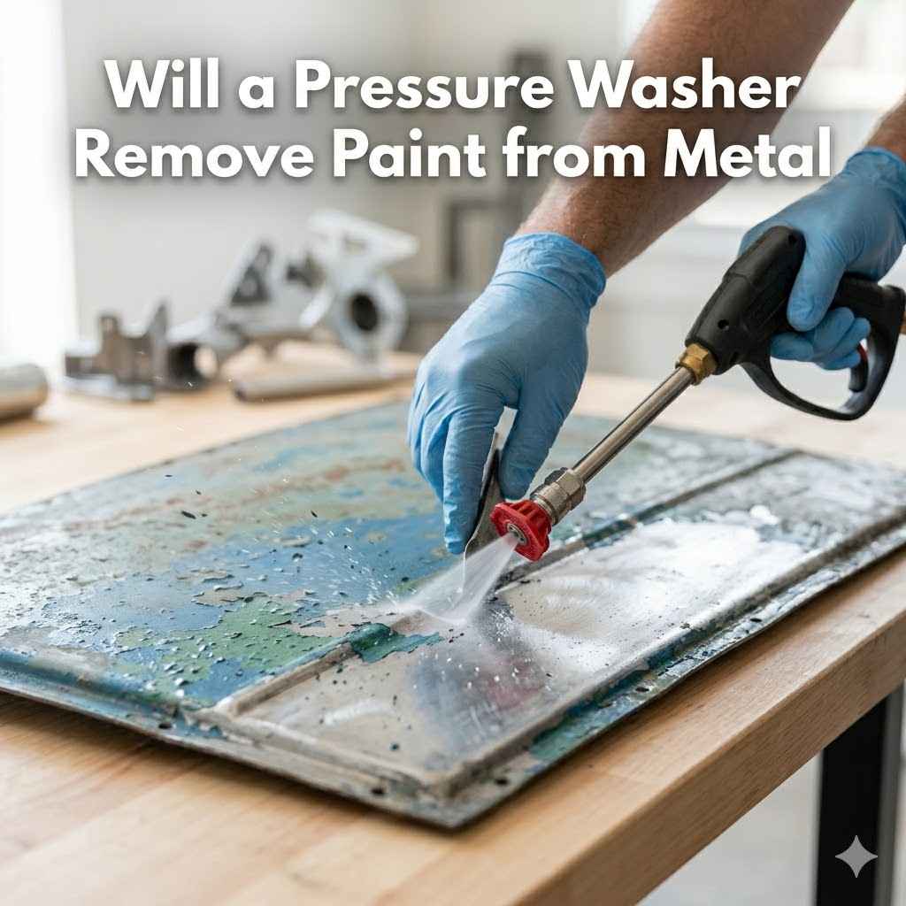 Will a Pressure Washer Remove Paint from Metal
