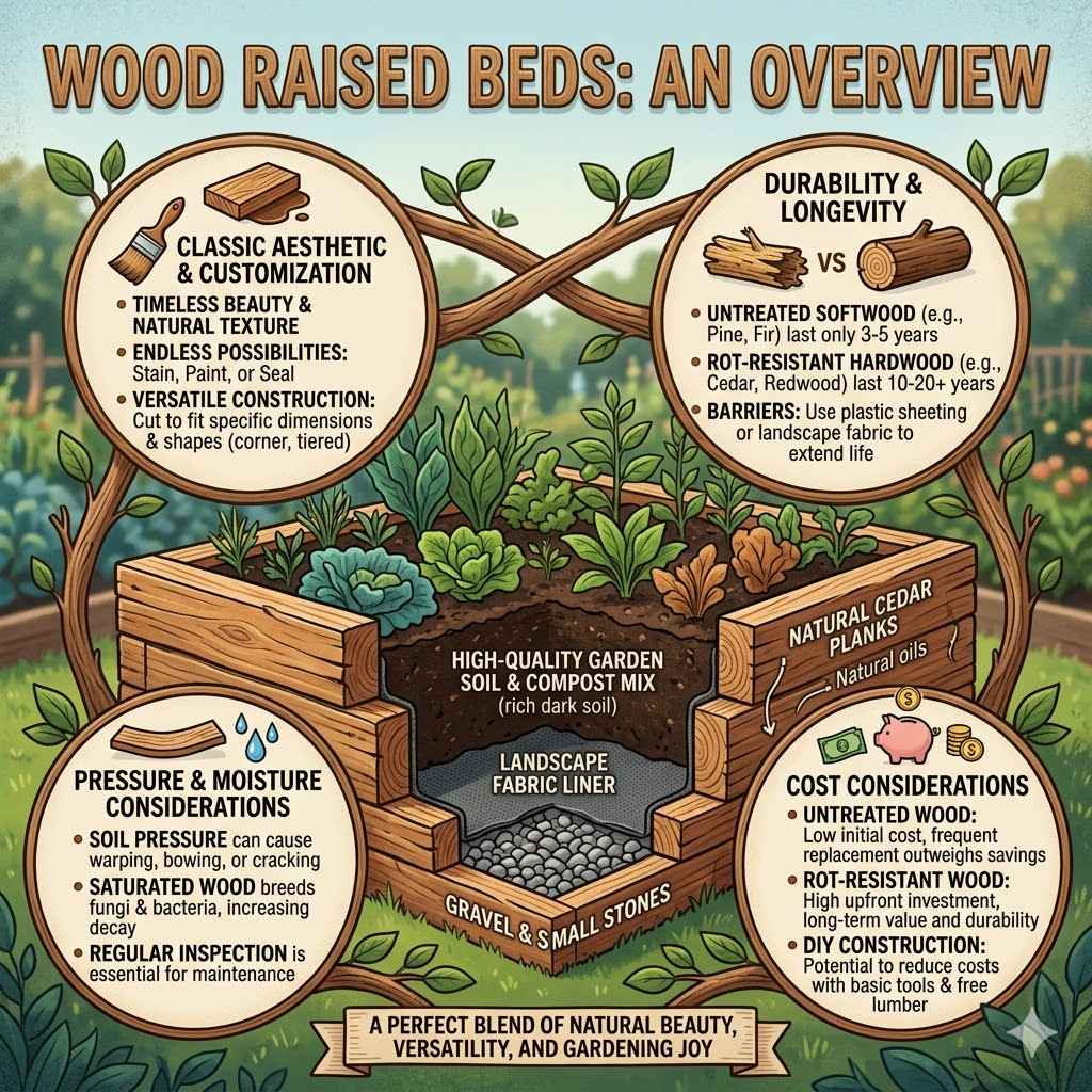 Wood Raised Beds An Overview