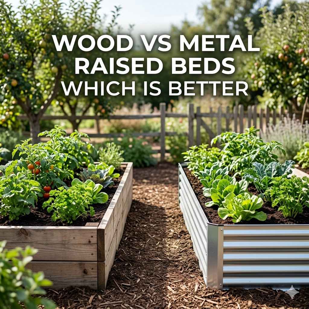 Wood vs Metal Raised Beds Which Is Better