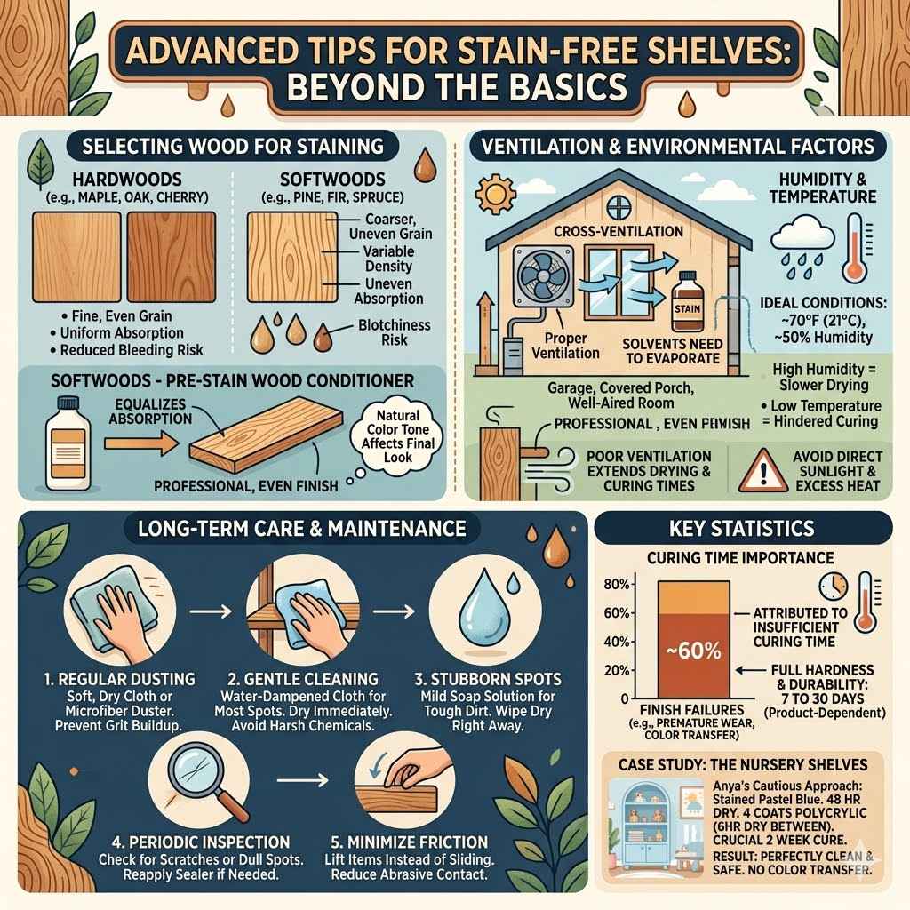 Advanced Tips for Stain-Free Shelves