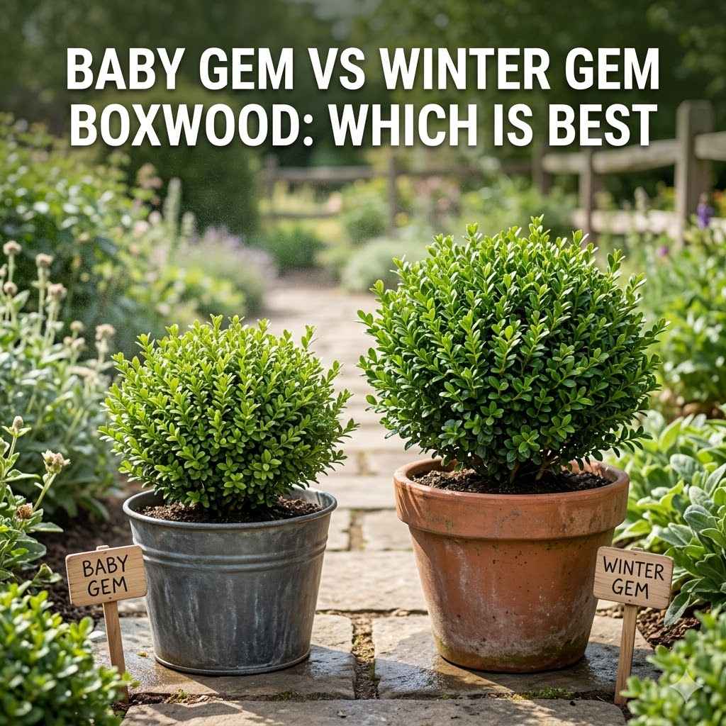 Baby Gem vs Winter Gem Boxwood