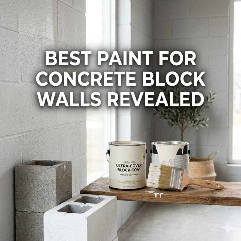 Best Paint for Concrete Block Walls Revealed