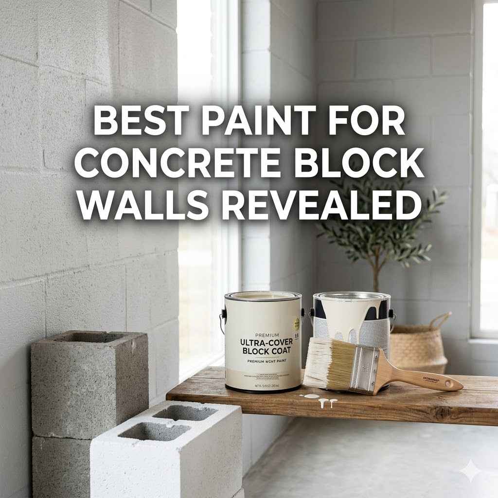 Best Paint for Concrete Block Walls Revealed