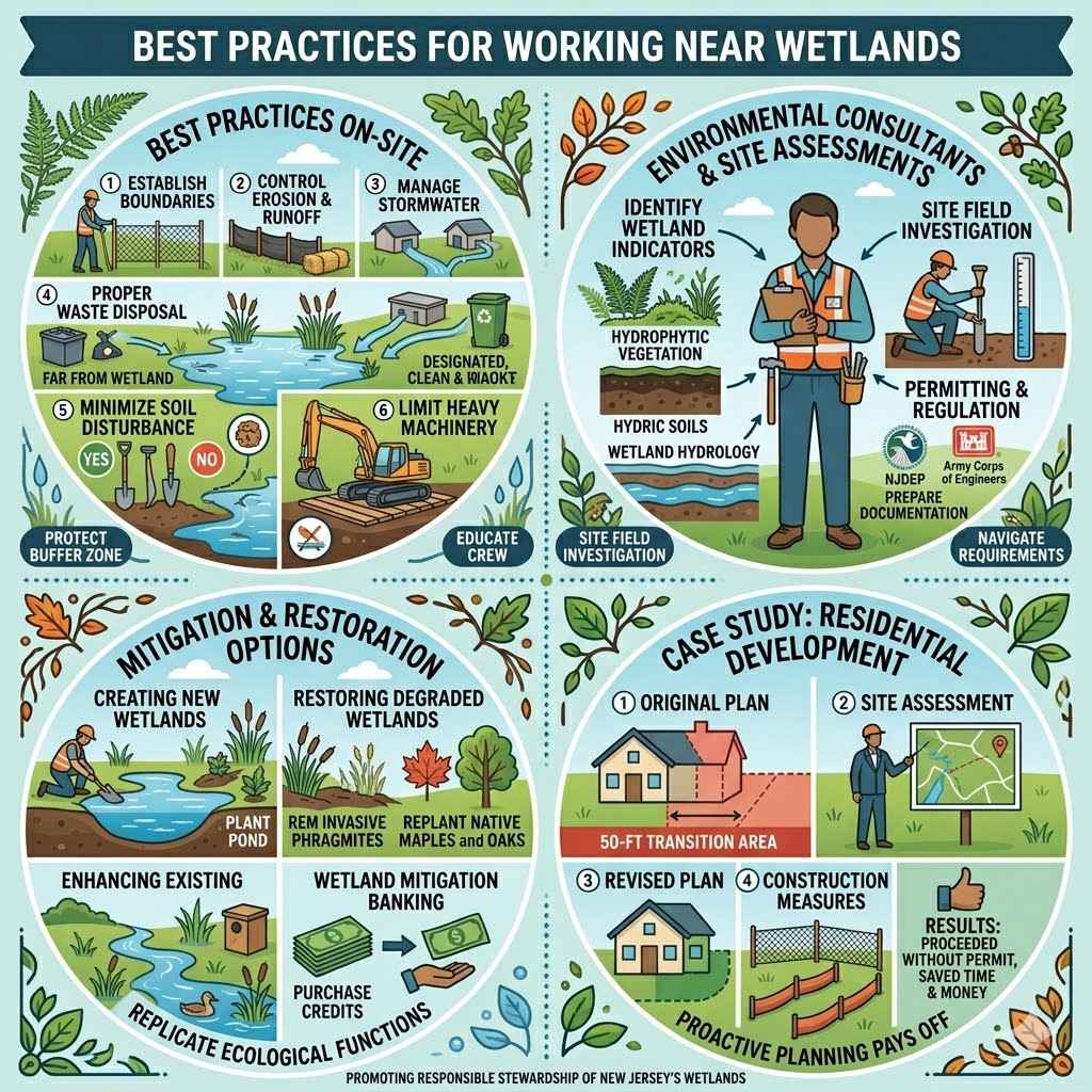 Best Practices for Working Near Wetlands